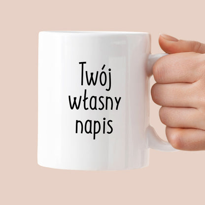 Kubek spersonalizowany z własnym napisem II