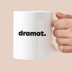 Kubek z nadrukiem - "dramat."