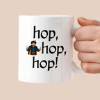 Kubek z nadrukiem "hop, hop, hop!" v2