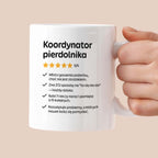 Kubek z nadrukiem "Koordynator pierdolnika"