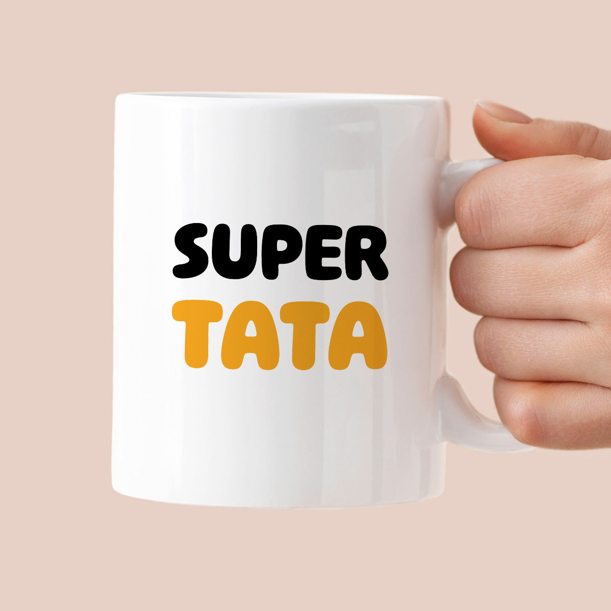 Kubek z nadrukiem - "SUPER TATA"