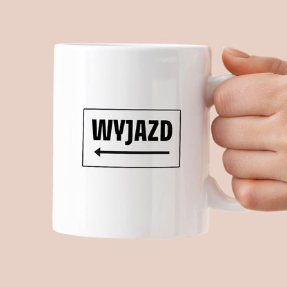 Kubek z nadrukiem - "Wyjazd"