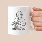 Kubek z nadrukiem "Idź zapytaj Taty" - Cytaty MAMY - DZIEŃ MAMY