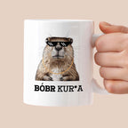Kubek z nadrukiem "Bóbr kur*a"