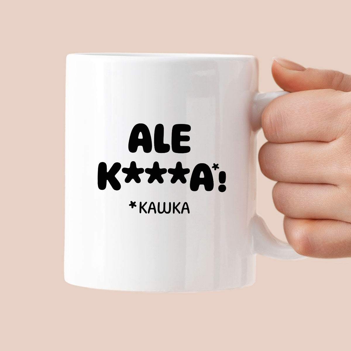 Kubek z nadrukiem "ALE KAWKA"