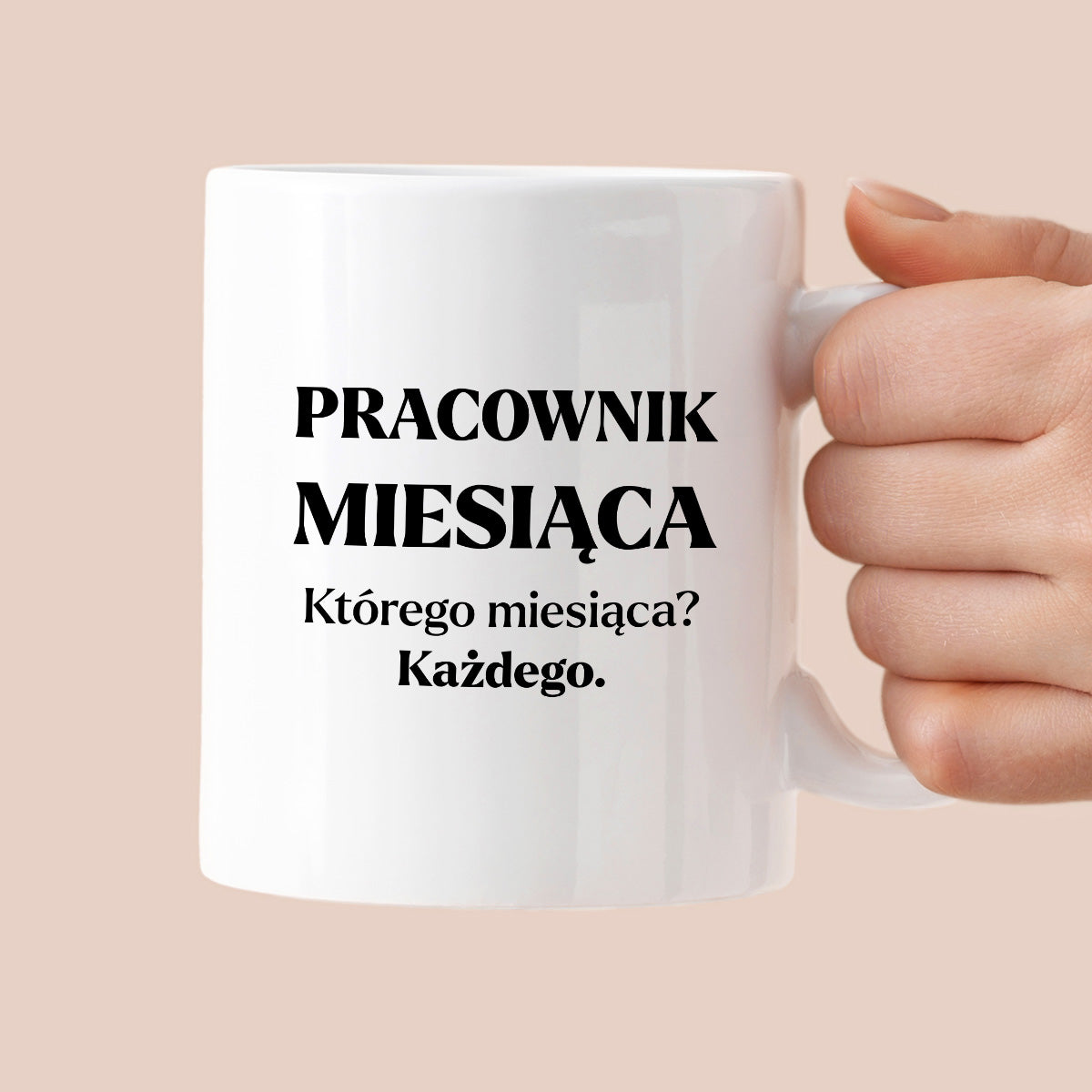 Kubek z nadrukiem - "Pracownik miesiąca"