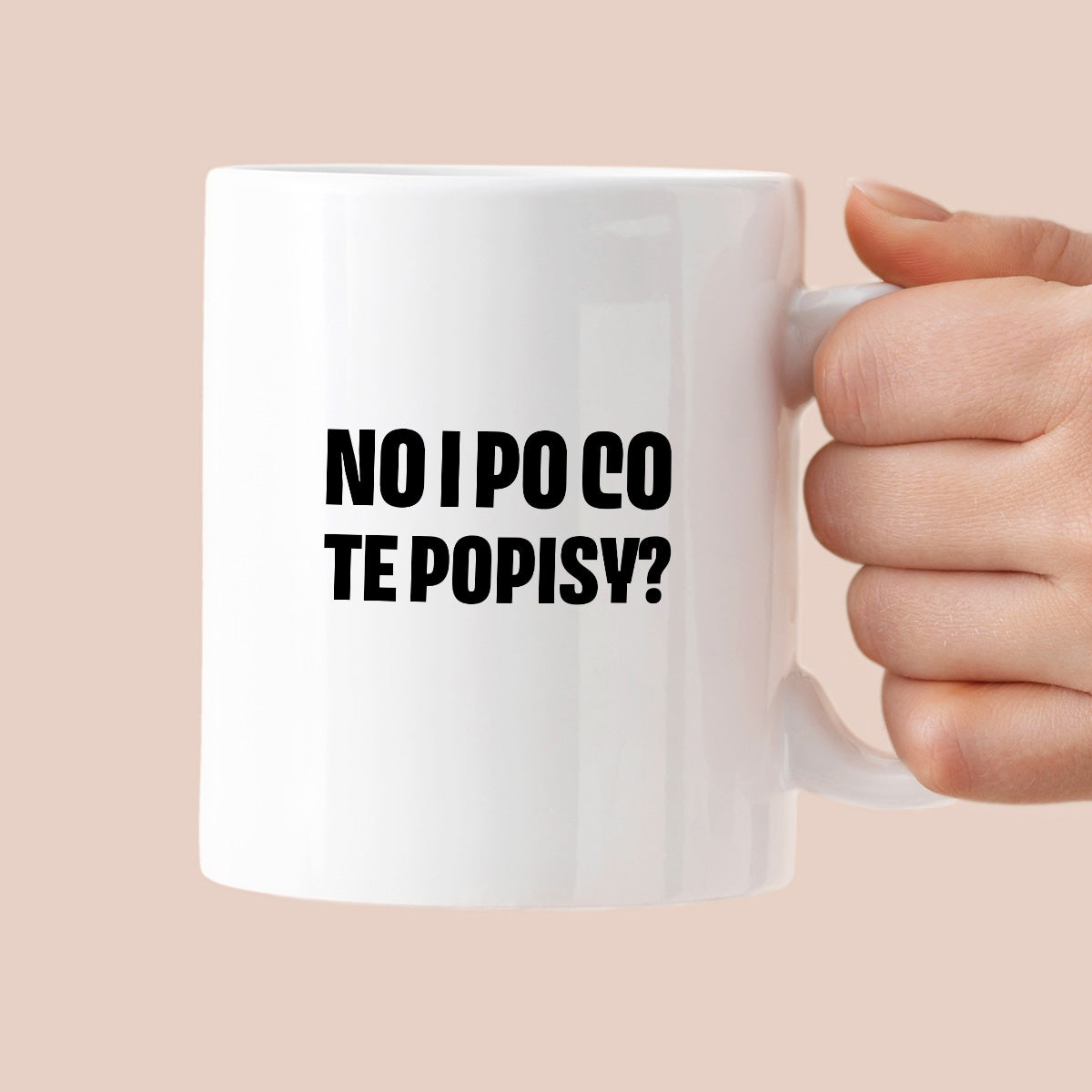 Kubek z nadrukiem - "No i po co te popisy?"