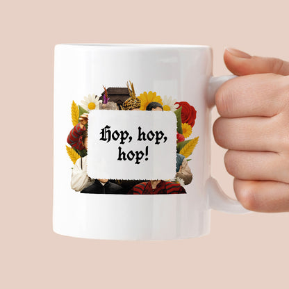 Kubek z nadrukiem "Hop, hop, hop!" NOWE 1670