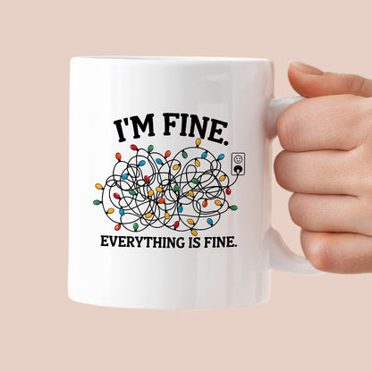 Kubek świąteczny "I'm fine. It's fine. Everything's fine."