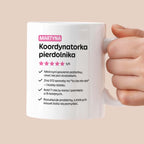 Kubek spersonalizowany z nadrukiem "Koordynatorka pierdolnika"