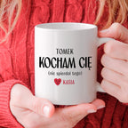 Kubek spersonalizowany z nadrukiem "Kocham Cię (nie spierdol tego)" [2