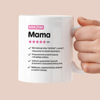 Kubek z nadrukiem - "Mama 5/5" z imieniem