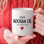 Kubek spersonalizowany z nadrukiem "Kocham Cię (nie spierdol tego)" [1