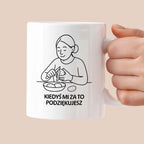Kubek z nadrukiem "Kiedyś mi za to podziękujesz" - Cytaty MAMY - DZIEŃ MAMY