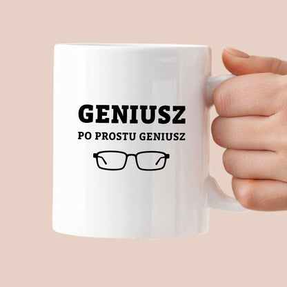 Kubek z nadrukiem - "GENIUSZ po prostu geniusz"