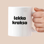 Kubek z nadrukiem - "lekka kraksa"