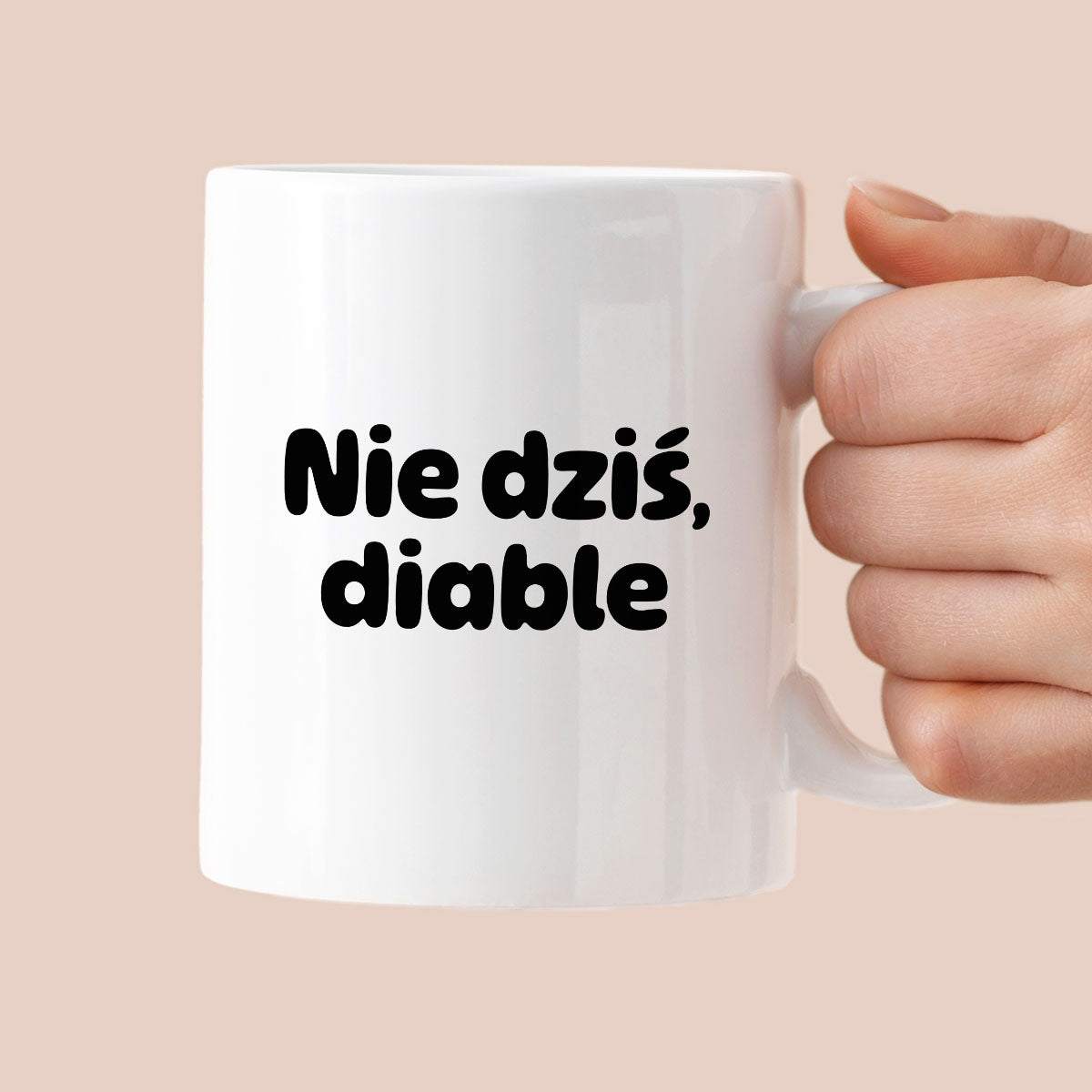 Kubek z nadrukiem - "Nie dziś, diable"