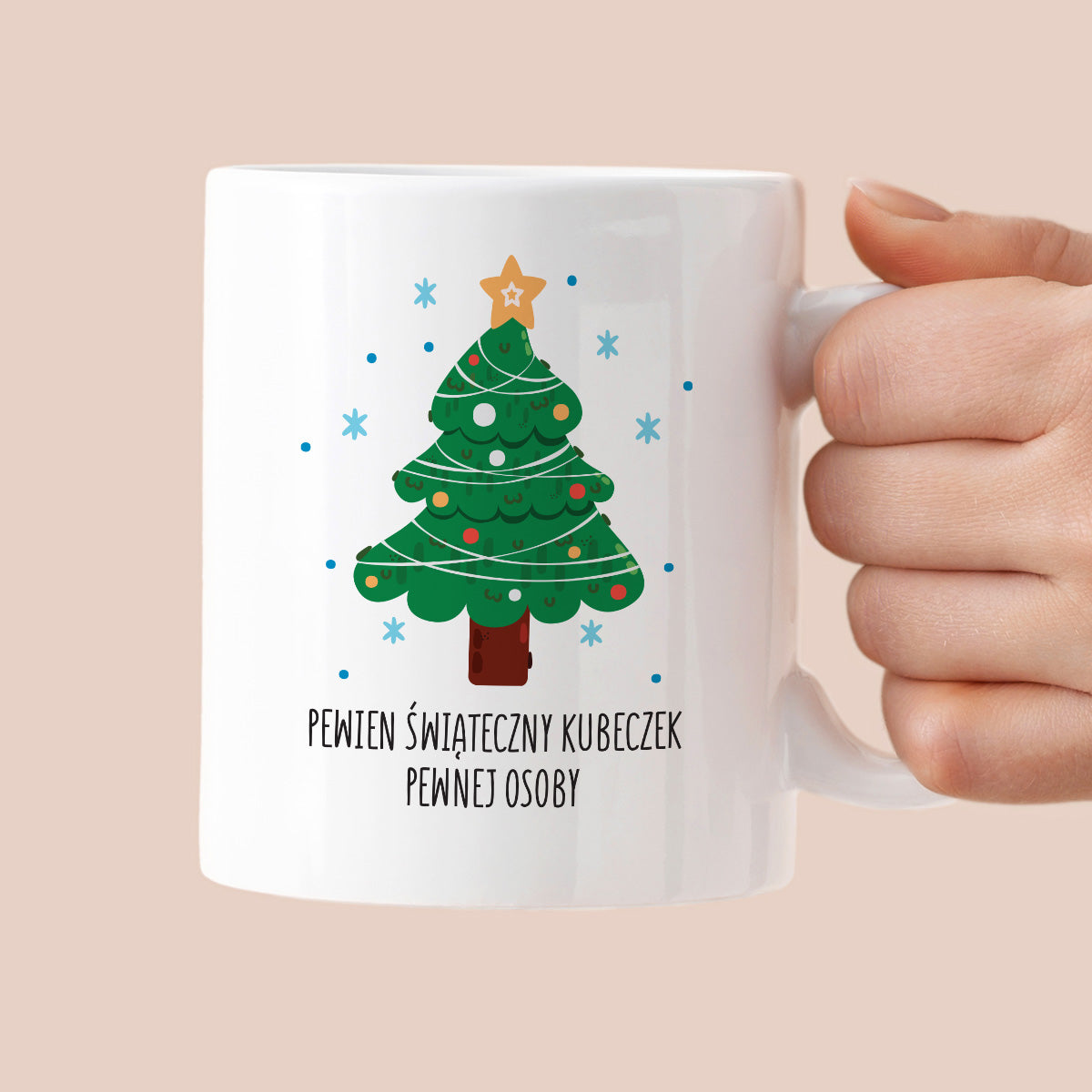 Kubek świąteczny - "Pewien świąteczny kubeczek pewnej osoby"