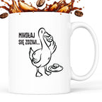 Kubek świąteczny z GĄSKĄ - "MIKOŁAJ SIĘ ZDZIWI"