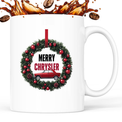 Kubek świąteczny mem "Merry Chrysler"