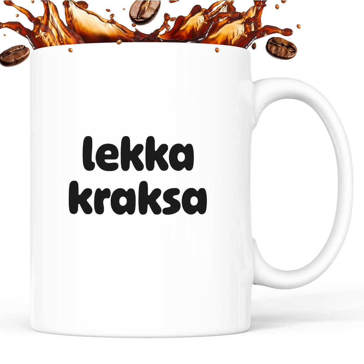 Kubek z nadrukiem - "lekka kraksa"
