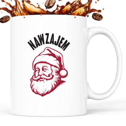 Kubek świąteczny z Mikołajem "Nawzajem"
