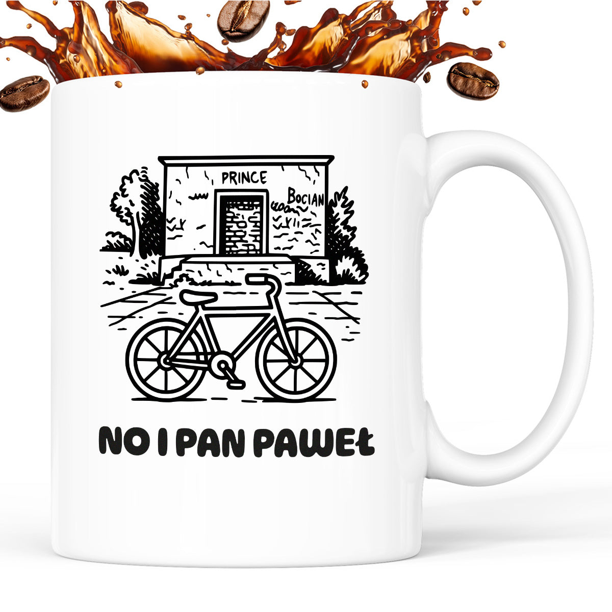 Kubek z nadrukiem - HITY POLSKIEGO INTERNETU - PAWEŁ JUMPER - "No i Pan Paweł"