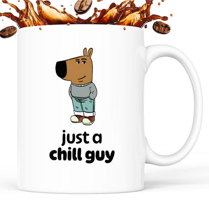 Kubek z nadrukiem "just a chill guy"