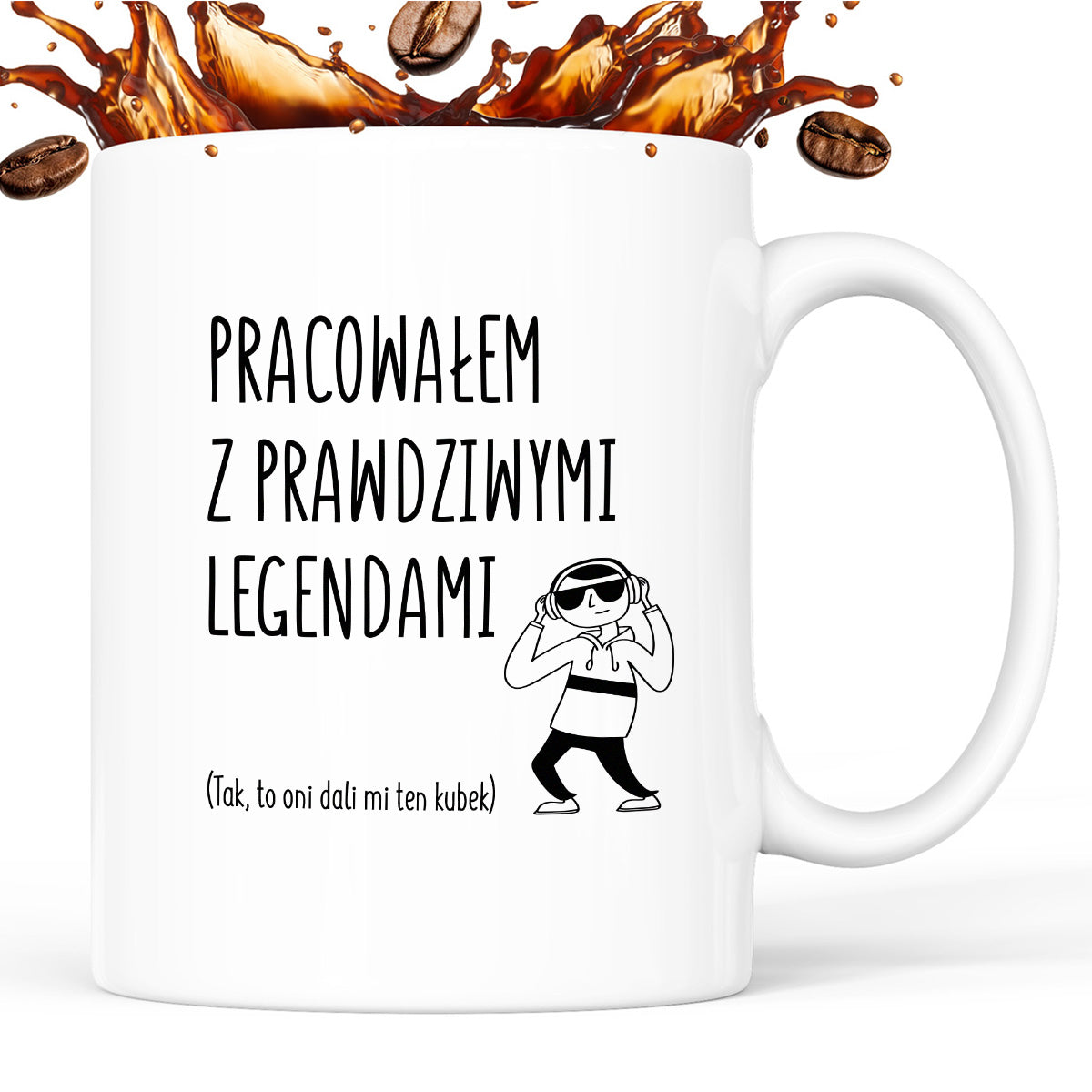 Kubek z nadrukiem na ODEJŚCIE Z PRACY - "Pracowałem z prawdziwymi legendami"