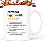 Kubek z nadrukiem "Zarządca tego burdelu"