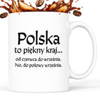 Kubek z nadrukiem "Polska to piękny kraj" v2