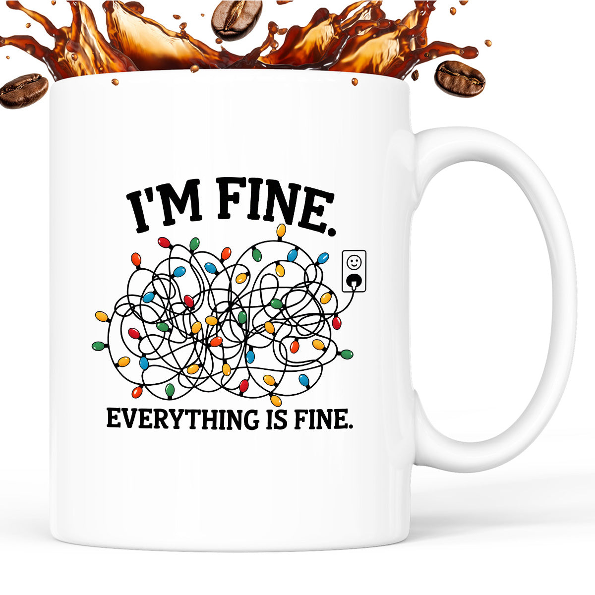 Kubek świąteczny "I'm fine. It's fine. Everything's fine."