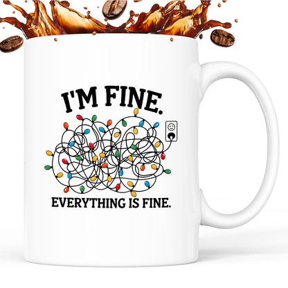 Kubek świąteczny "I'm fine. It's fine. Everything's fine."