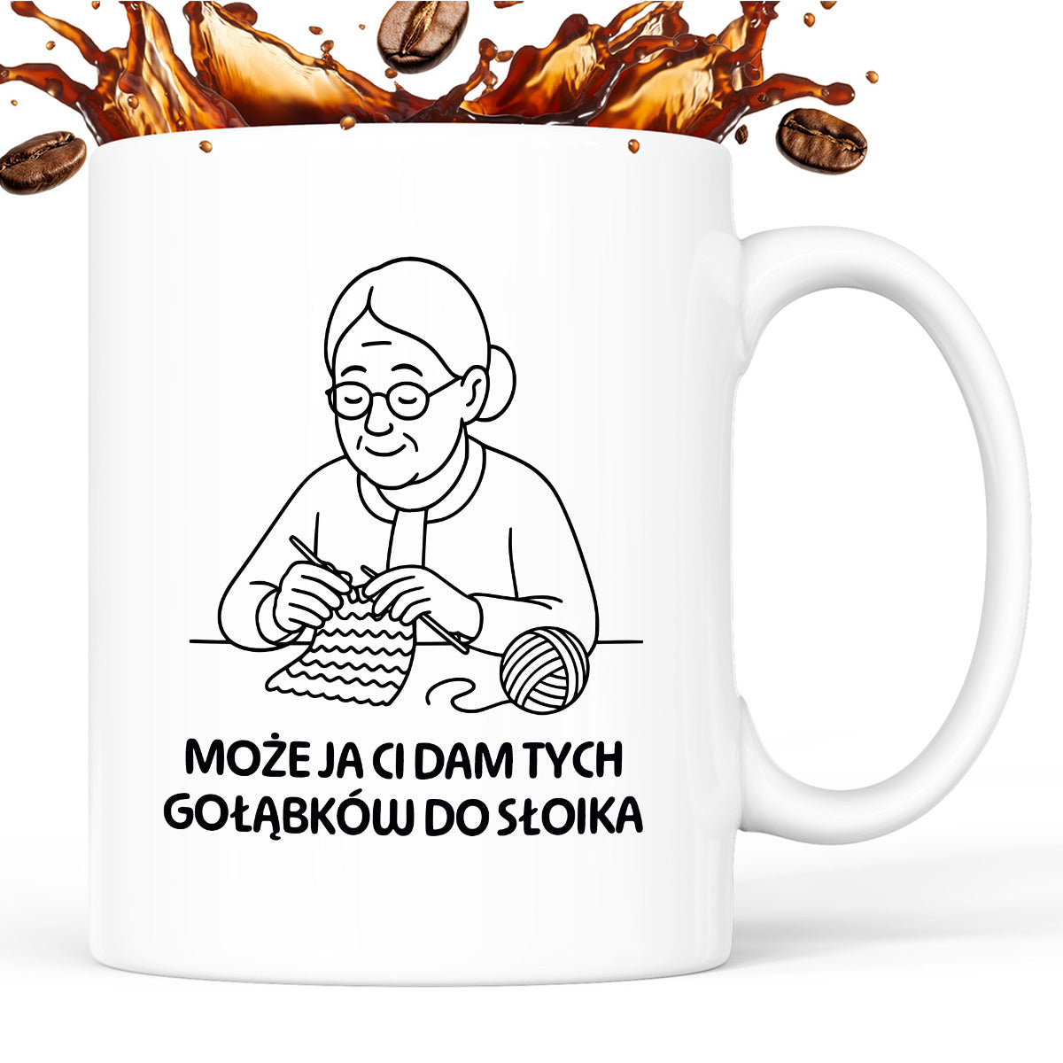 Kubek dla Babci / Dziadka - "Może ja Ci dam tych gołąbków do słoika"