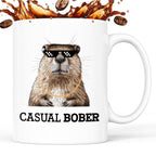 Kubek z nadrukiem "Casual bober"