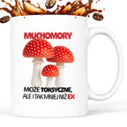 Kubek z nadrukiem "Muchomory"