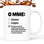Kubek z nadrukiem "Mój status"