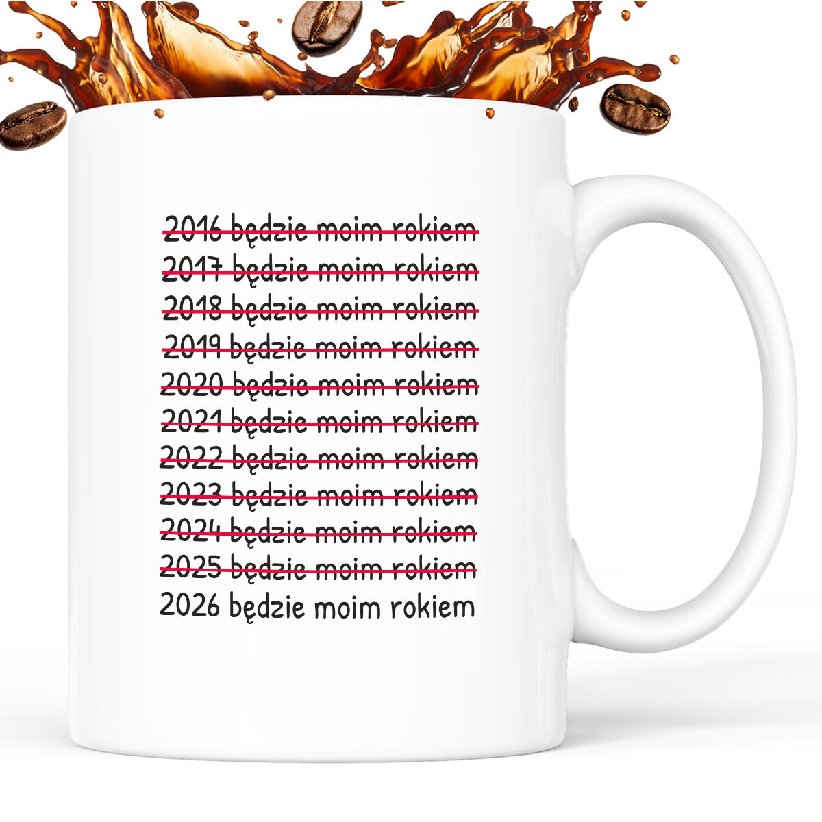 Kubek z nadrukiem - "2026 będzie moim rokiem"