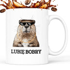 Kubek z nadrukiem "Lubię bobry"
