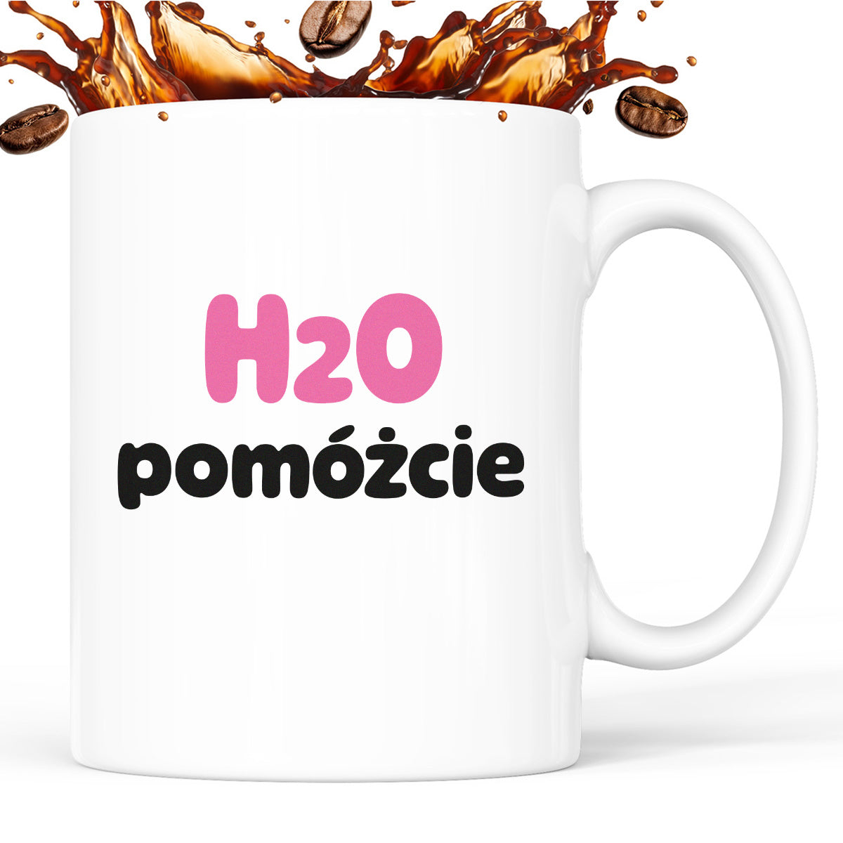 Kubek z nadrukiem - "H2O pomóżcie"