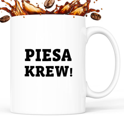 Kubek z nadrukiem - "Piesa krew!"