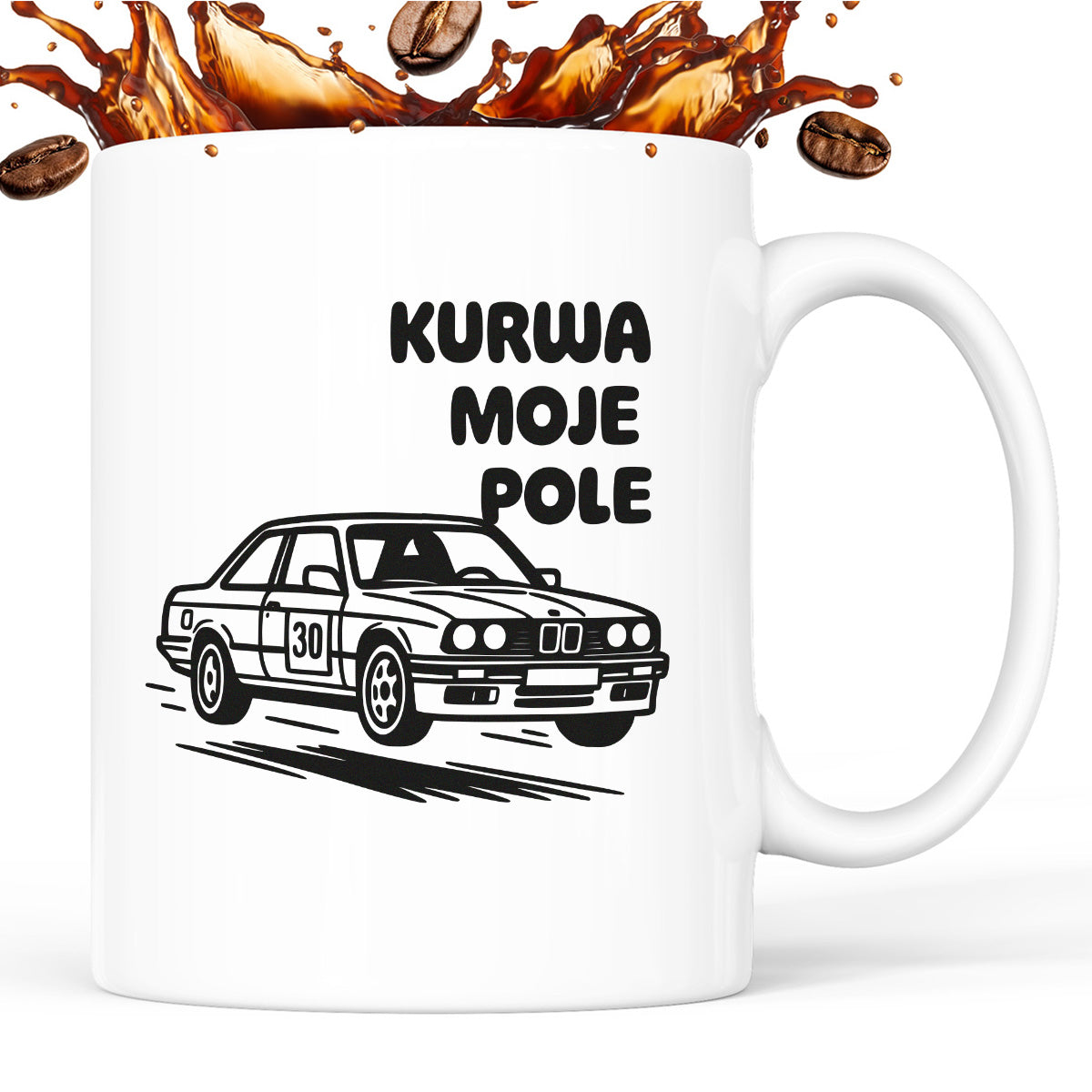 Kubek z nadrukiem - HITY POLSKIEGO INTERNETU - "Kurwa moje pole"