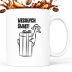 Kubek świąteczny z GĄSKĄ - "WESOŁYCH ŚWIĄT"