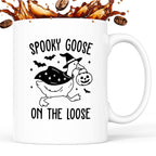 Kubek z nadrukiem "Spookie goose on the loose"