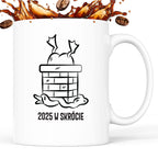Kubek świąteczny z GĄSKĄ - "2025 W SKRÓCIE"