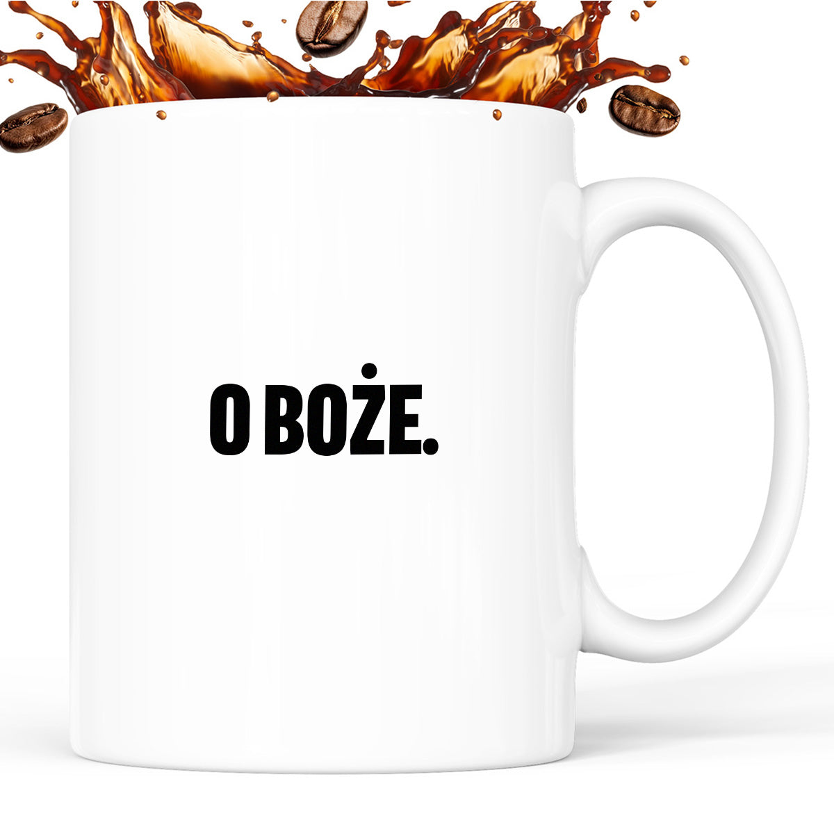Kubek z nadrukiem - "O Boże."
