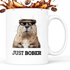 Kubek z nadrukiem "Just bober"