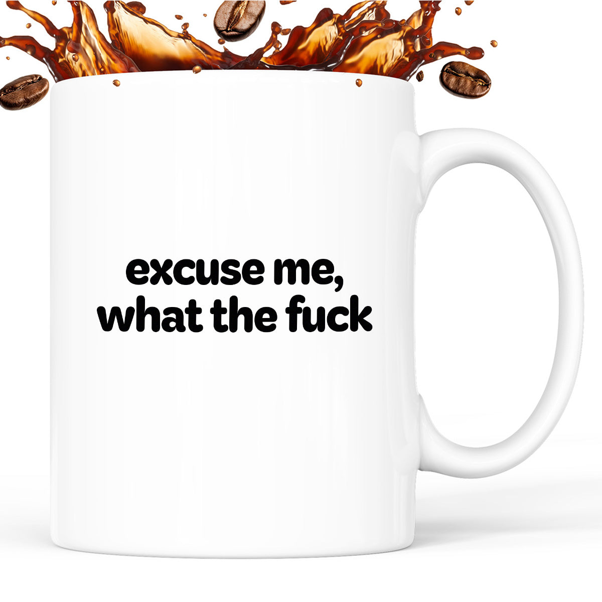 Kubek z nadrukiem - "excuse me, what the fuck"