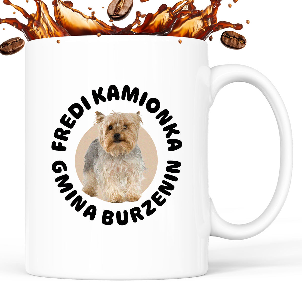 Kubek z nadrukiem - "Fredi Kamionka Gmina Burzenin"