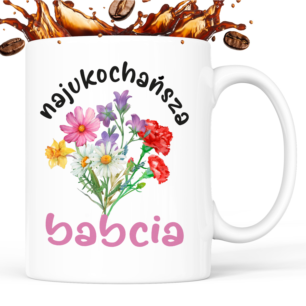 Kubek dla Babci - "Najukochańsza babcia"